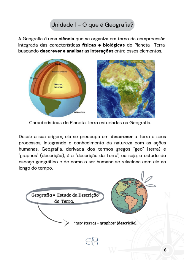 Amostra Grátis - Caderno Geografia-6